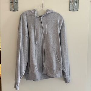 TNA Heather Gray Sweatfleece Hoodie